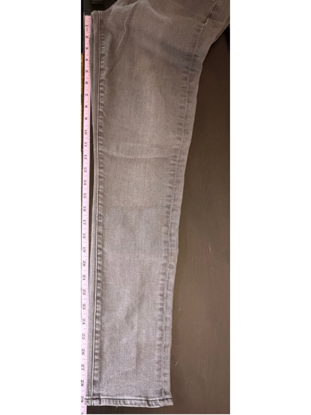 PAIGE Skyline Ankle Peg Jeans Gray Wash Size 29 - Picture 9 of 9